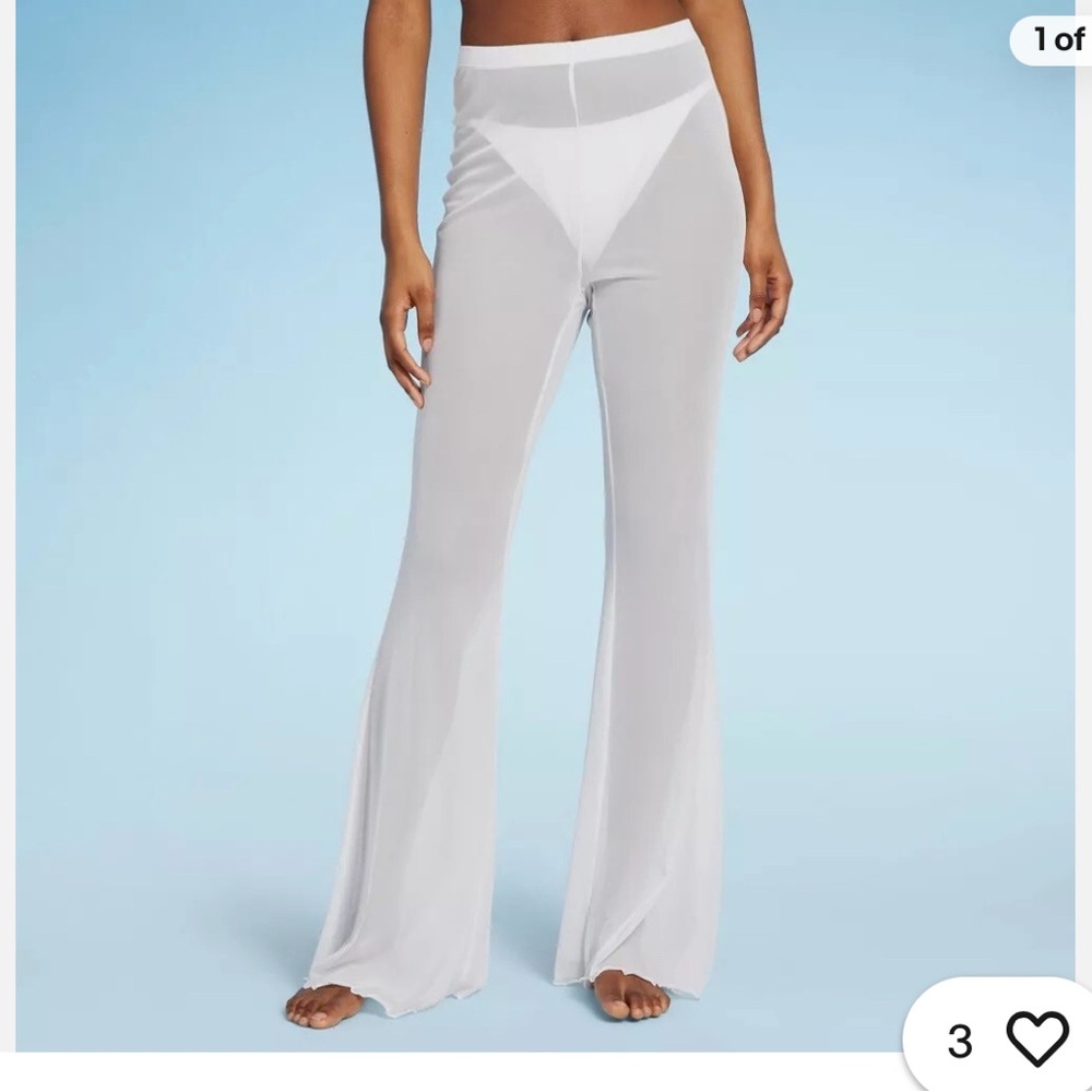 Wild Fable White Flare Pants